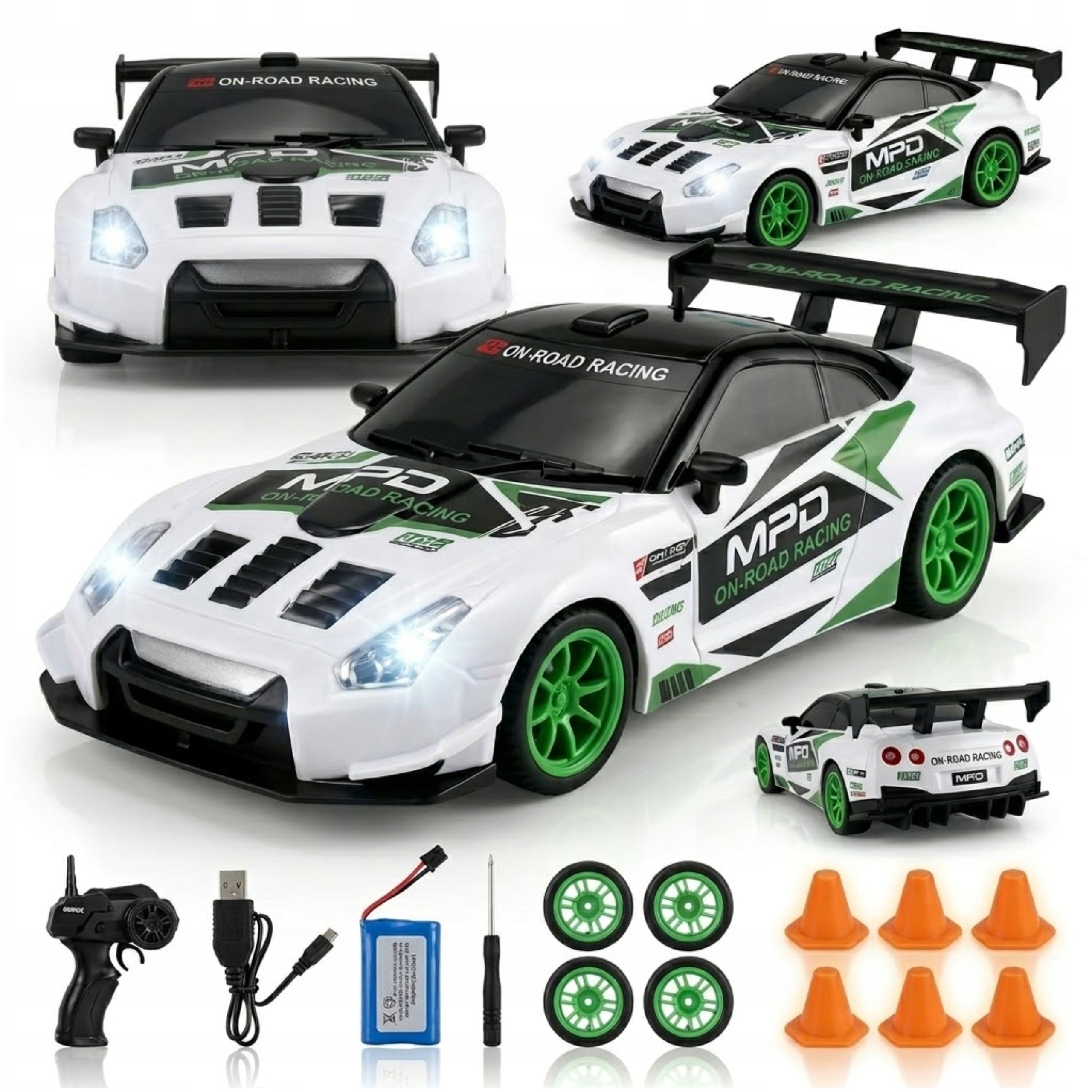 Car Remote Controlled Car Battery Operated Drift Glowing Fast 4x4