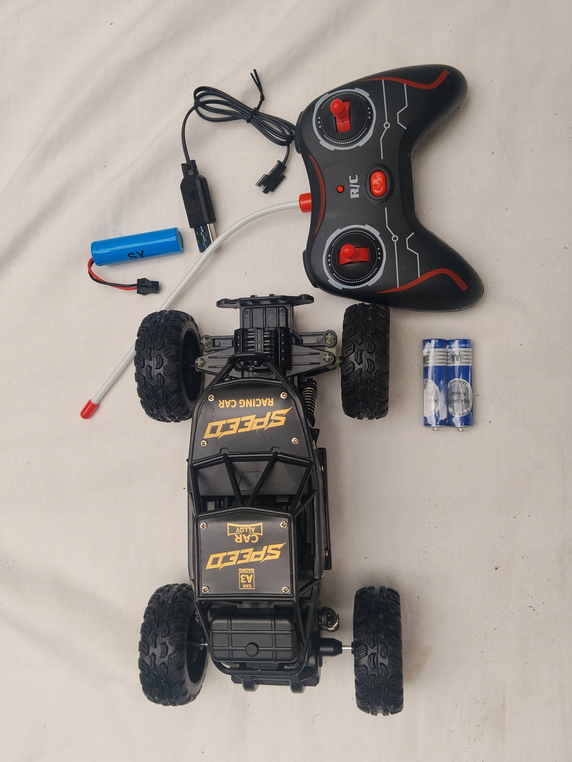 Car Remote Controlled MONSTER TRUCK METAL BLACK for Kids RC Car Brand Integral