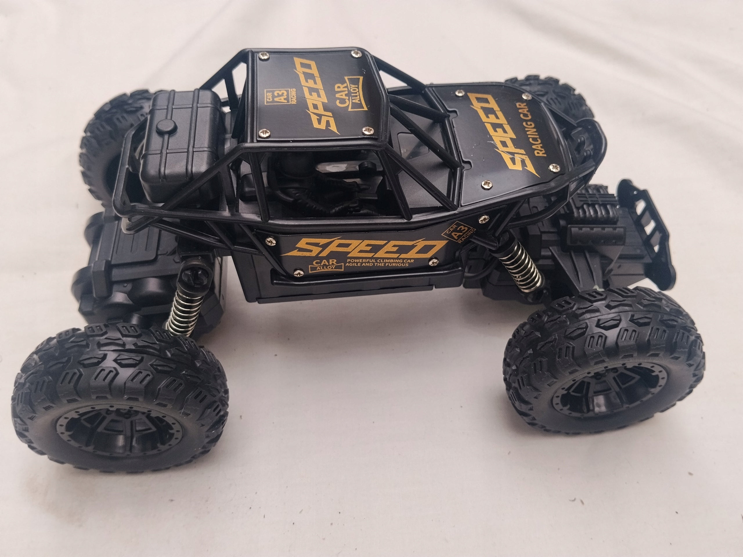 Car Remote Controlled MONSTER TRUCK METAL BLACK for Kids RC Car Manufacturer code HI4252