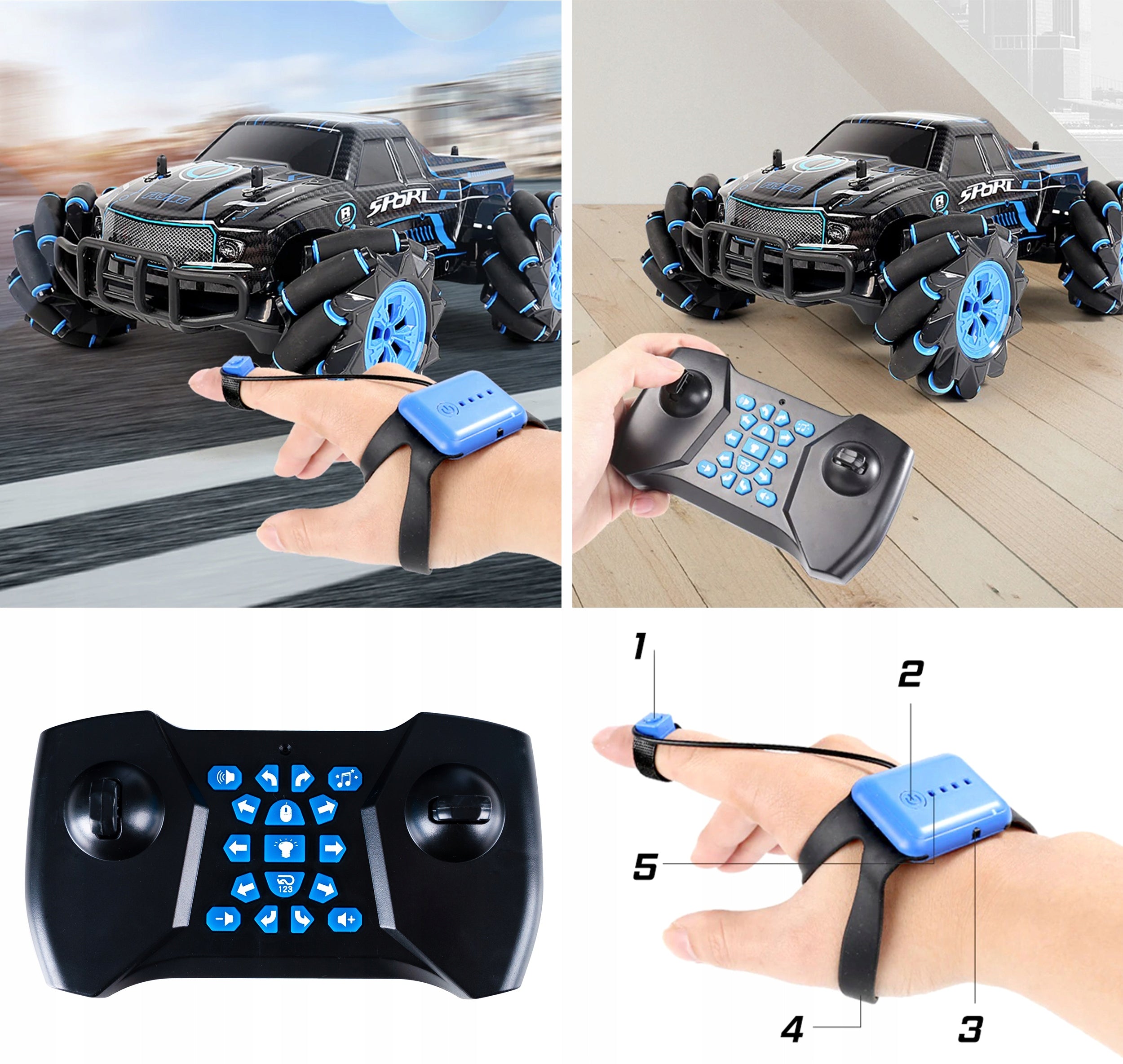 Car Remote Controlled RC Off-Road Gestures Auto for Kids Drift 4x4 Manufacturer code B4F1