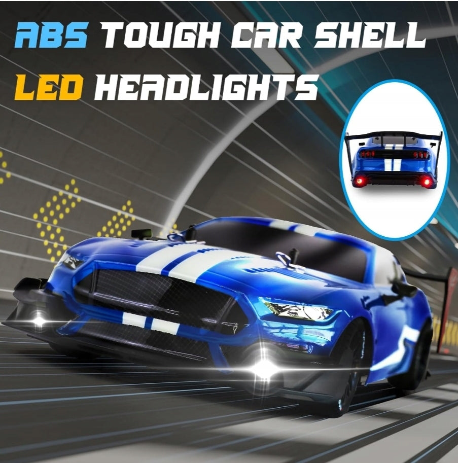 Car Remote Controlled Racing DRIFT 4x4 Mustang Smoke and Backlight Packaging status original
