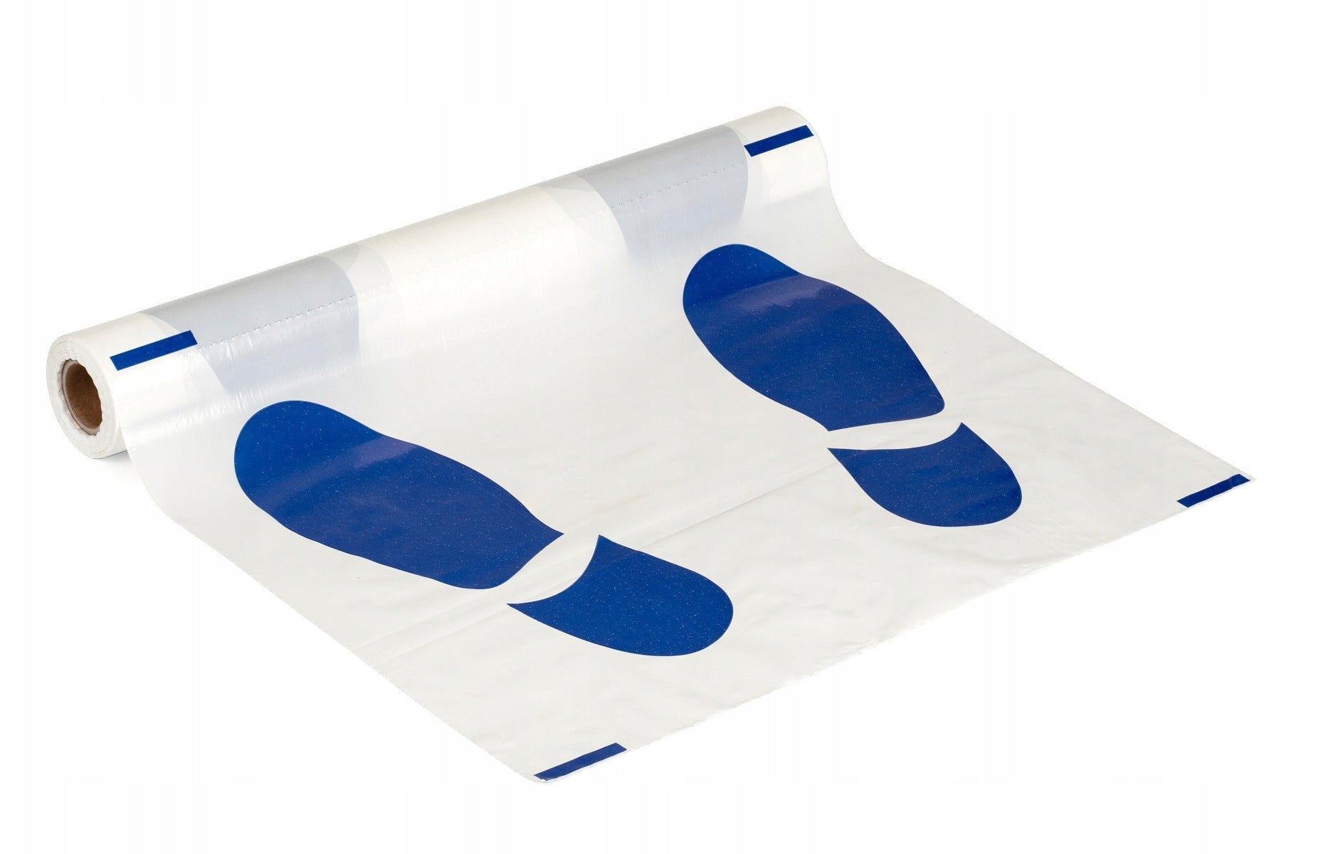 Car Rugs protective foil on roll, foot print, 100 pieces