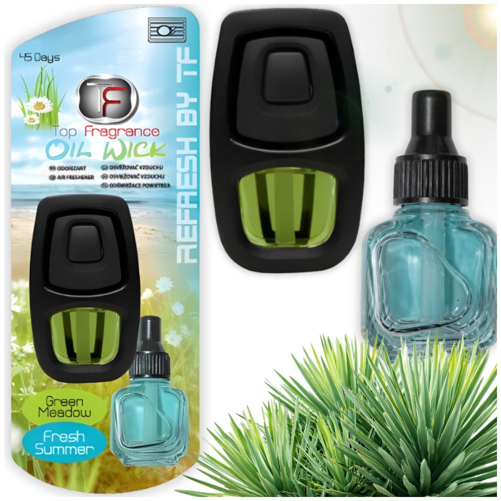 Car Scent Breathing Grilles Long Lasting 120 Days Green / Fresh Summer
