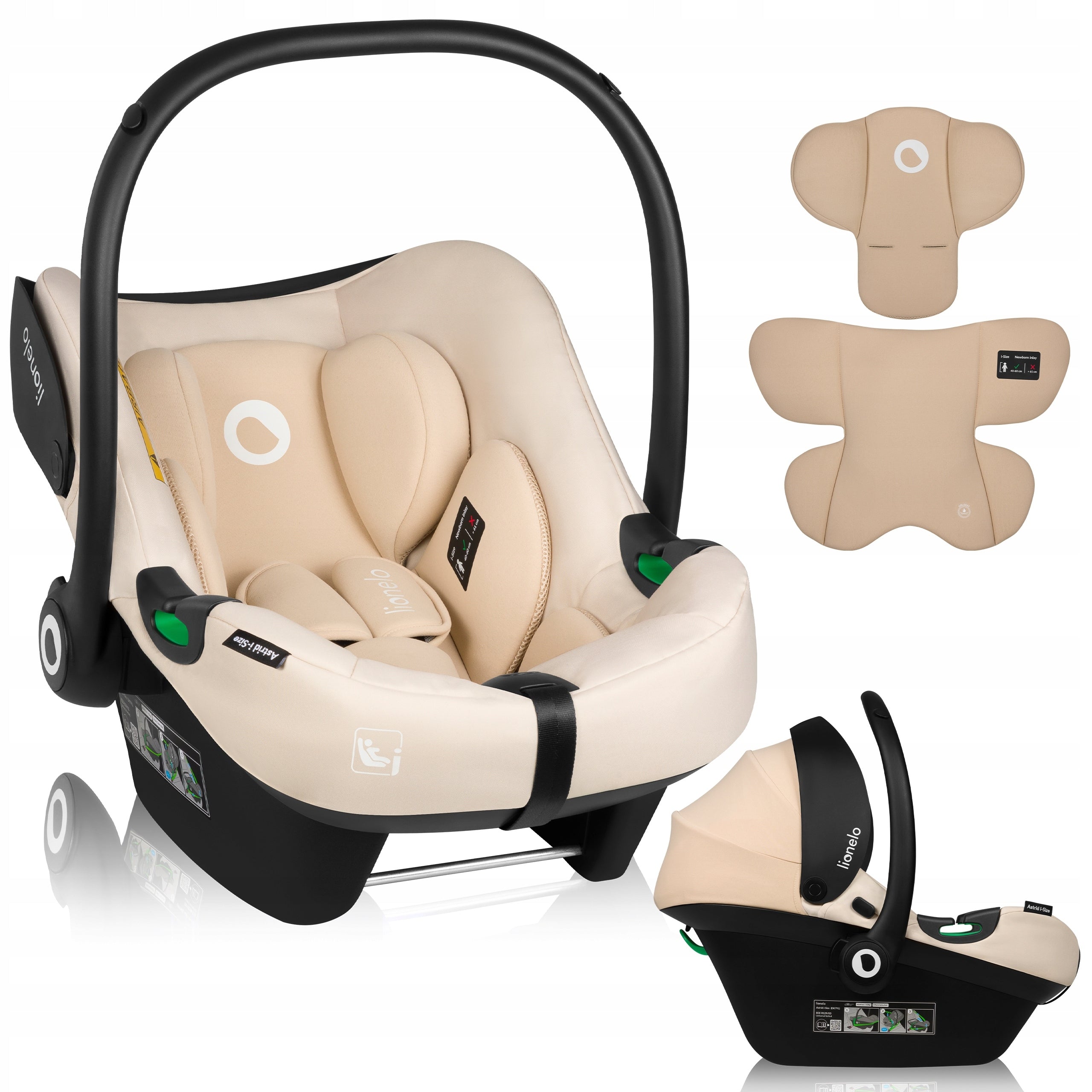 Car Seat Carrier LIONELO ASTRID iSize 40-87c LIGHTWEIGHT SAFE