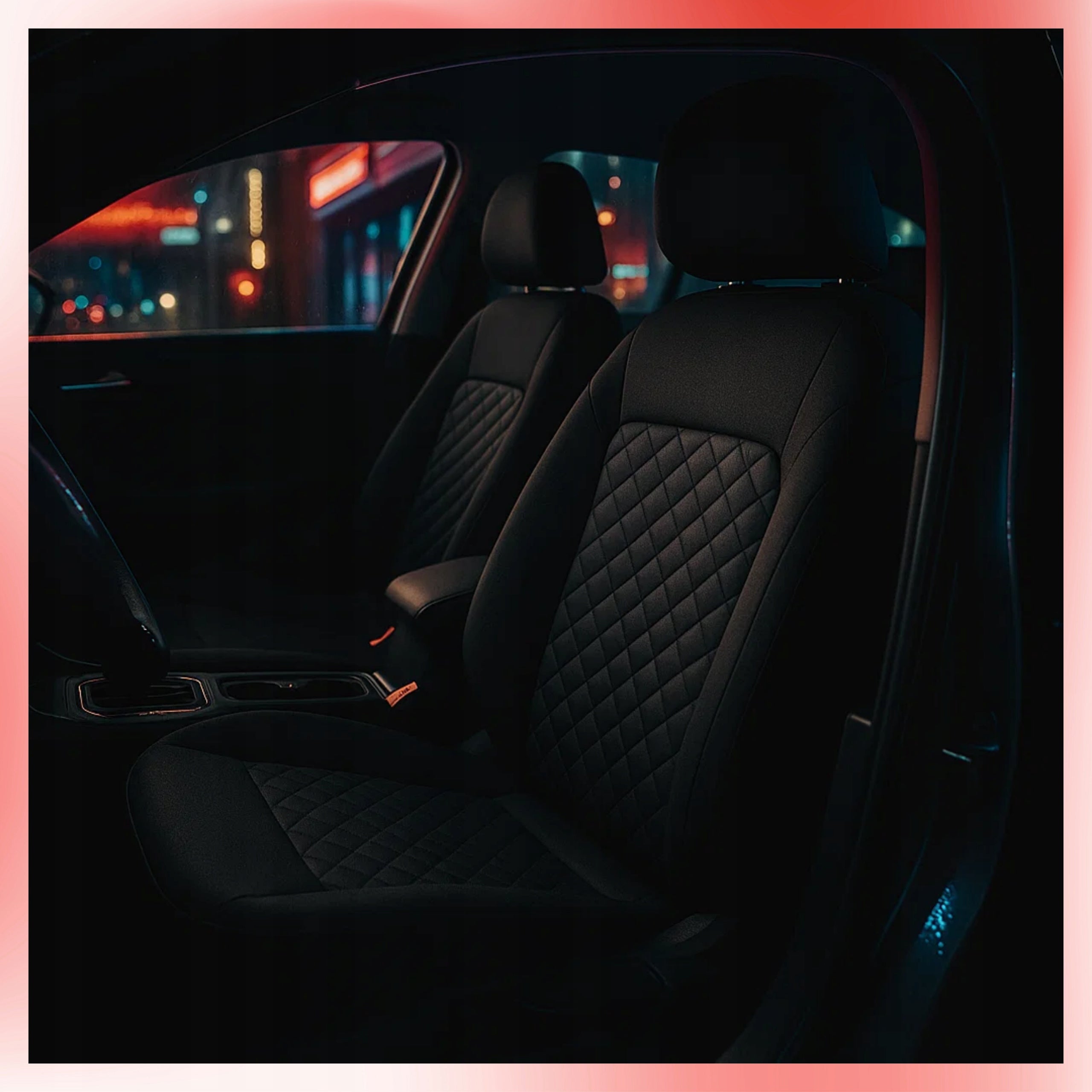 Car Seat Cover Driver's Seat Protective Mat T-Shirt Manufacturer code Pokrowiec uniwersalny na fotel przedni auta
