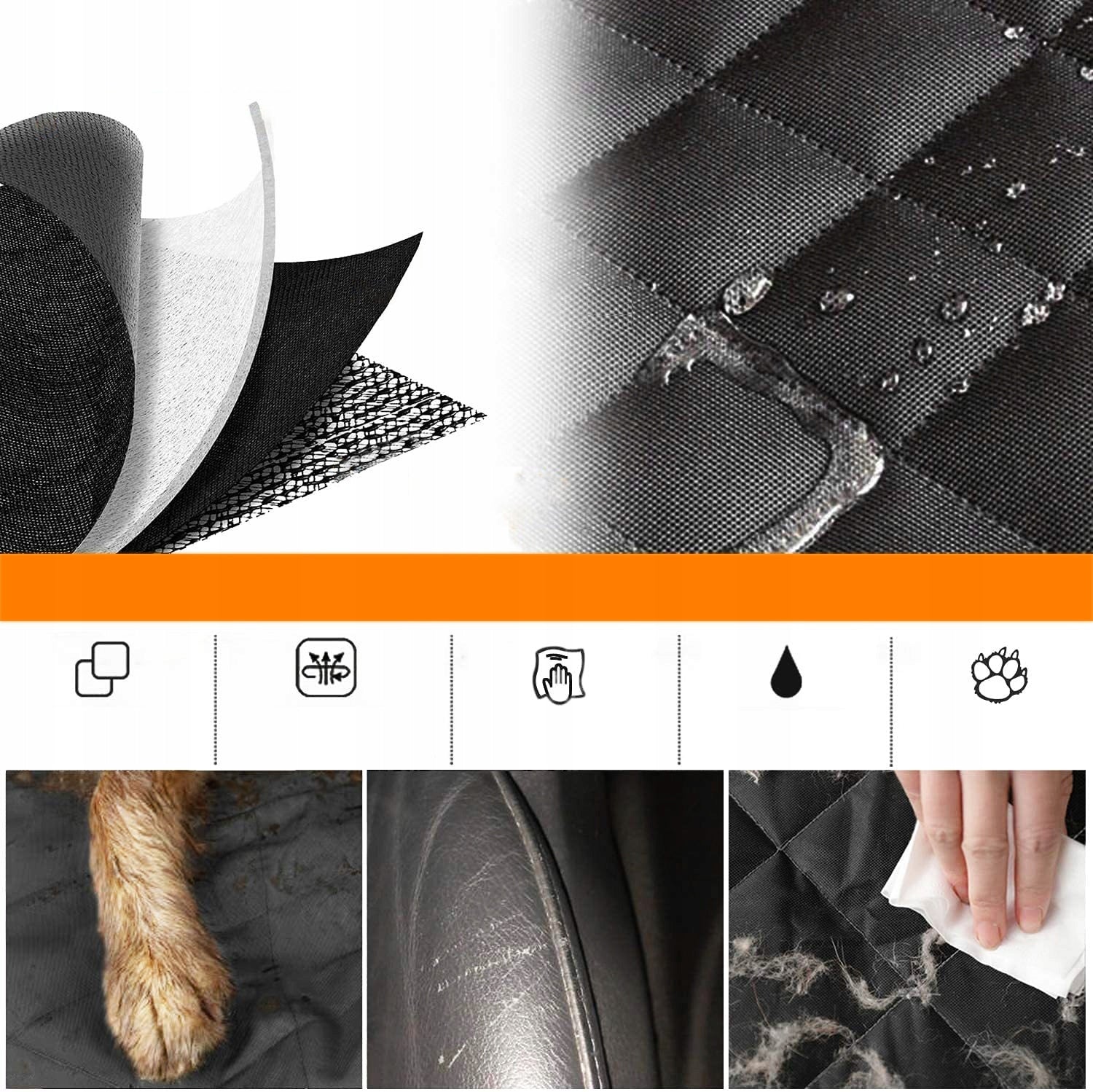 Car Seat FOR CAT DOG Large TRANSPORTER For Seat Car Mat Size M