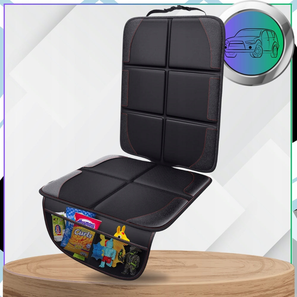 Car Seat Protective Mat Waterproof Non-Slip Black Packaging status original