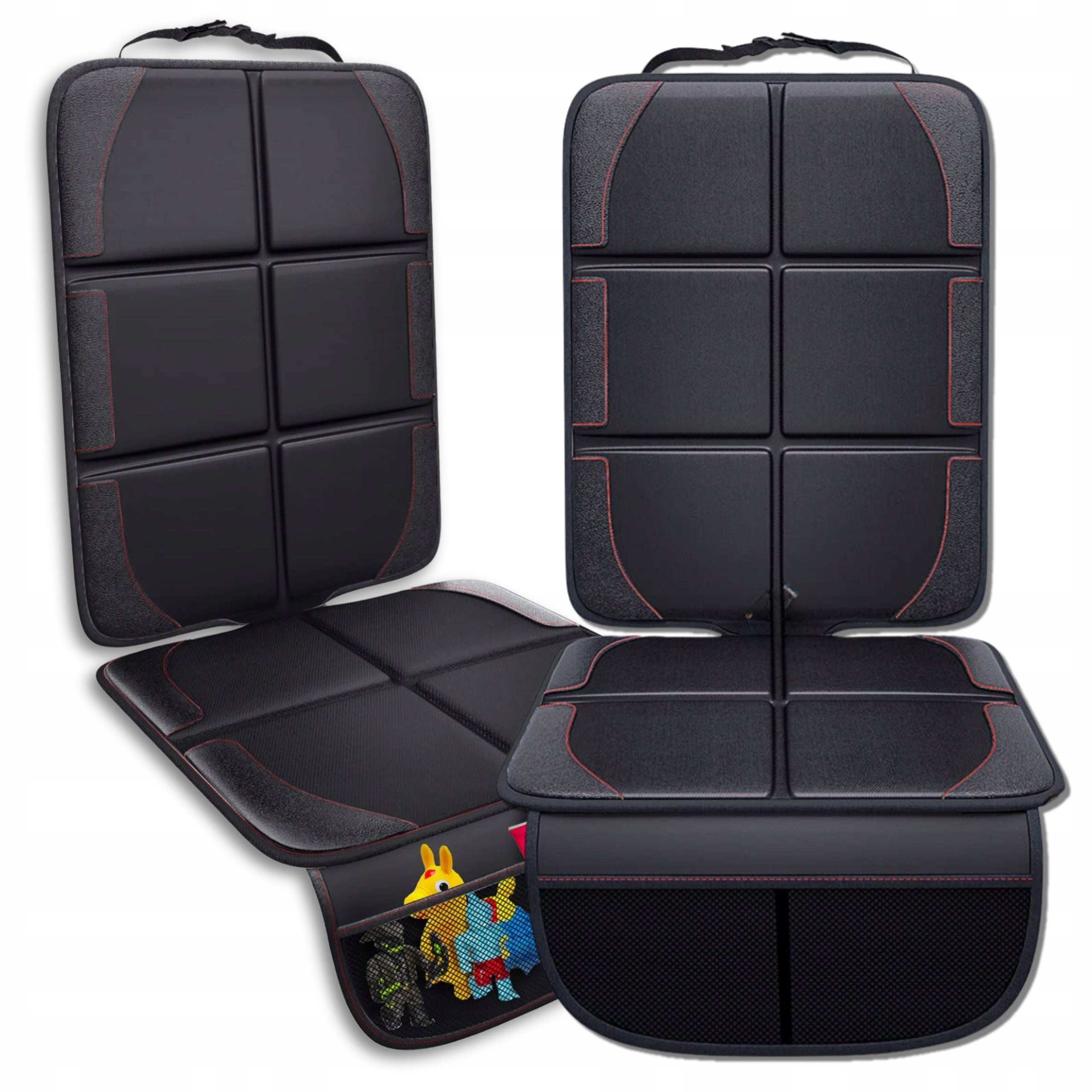 Car Seat Protective Mat Waterproof Non-Slip Black
