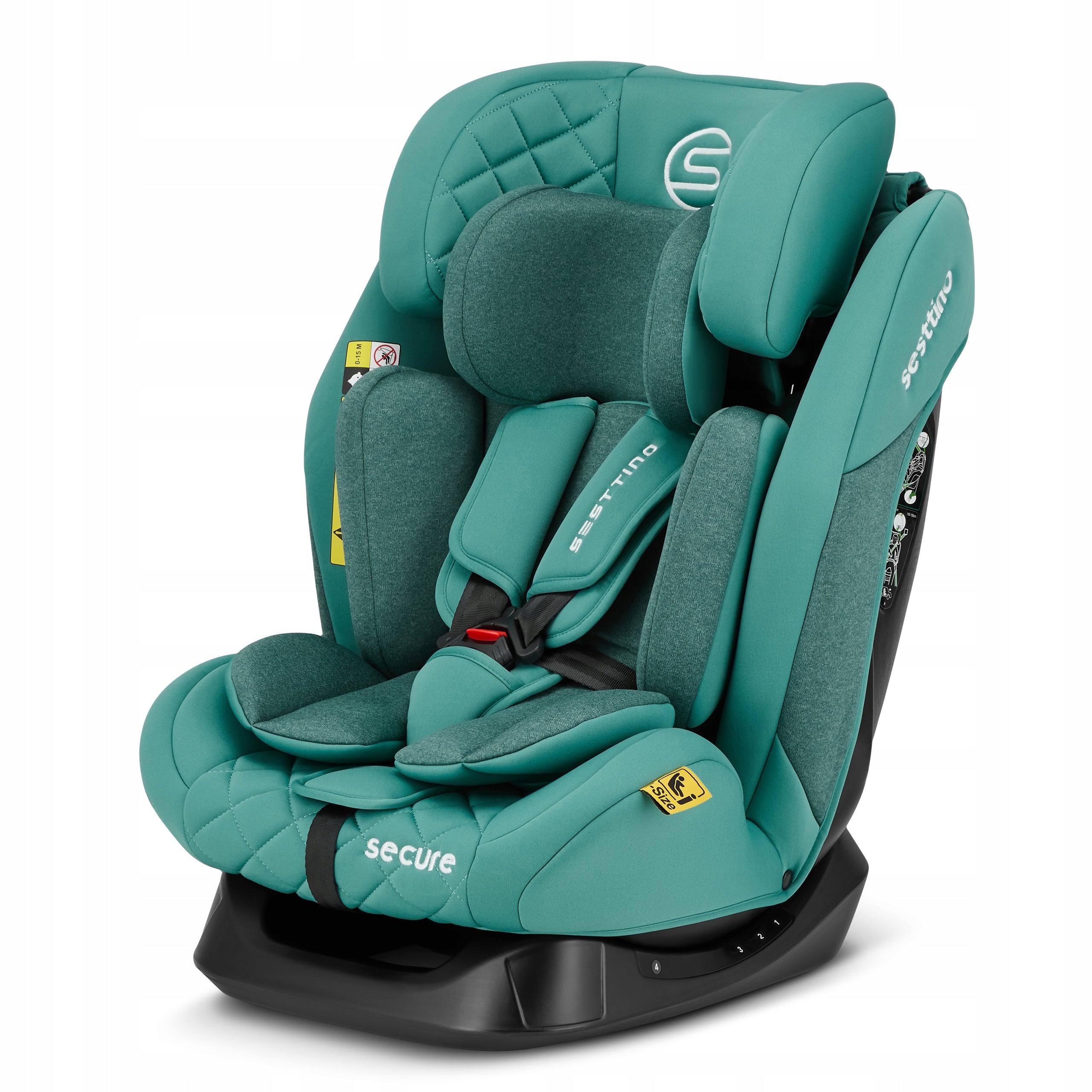 Car Seat i-Size 0-36kg FRONT REAR TO 150cm VISOR Sesttino Secure Brand Sesttino