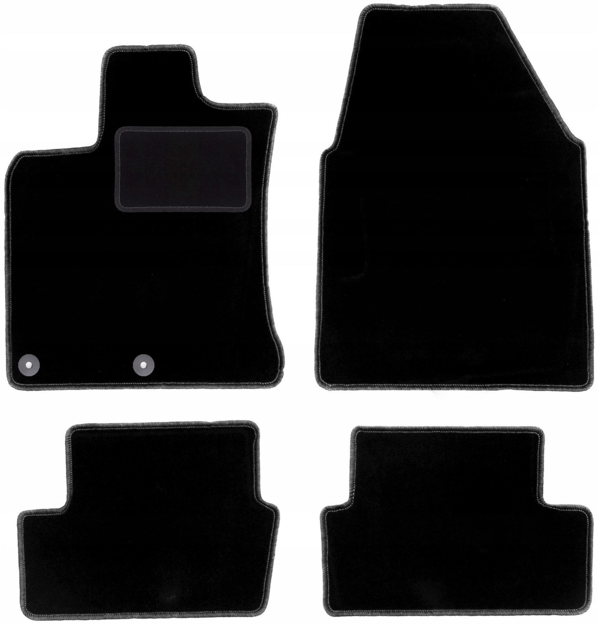 Car Velour Rugs for: Nissan Qashqai I J10 crossover (2006-2013