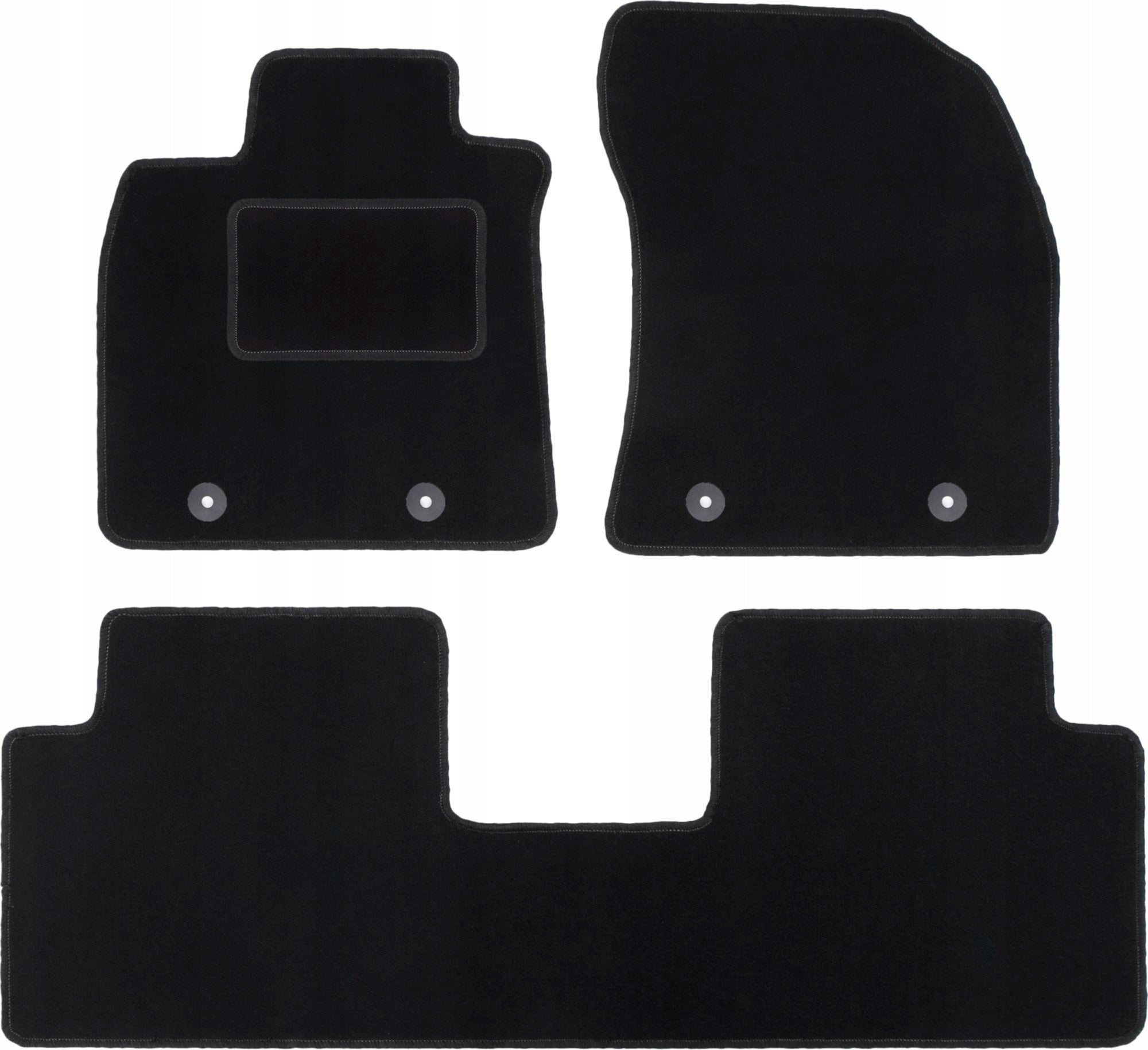 Car Velour Rugs for: Toyota Avensis III T27 station wagon, Hatchback, s