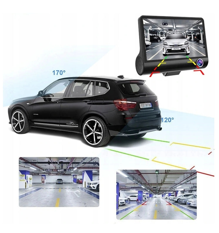Car Video Recorder Driving 3 Cameras with Reversing + FREEBIE Brand no brand