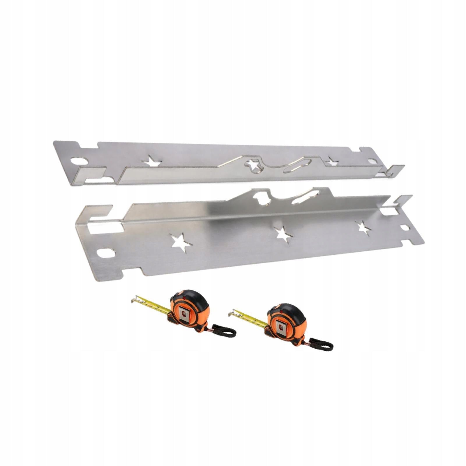 Car Wheel Alignment Tool with 2 Tapes Front End Alignment Tool Silvery