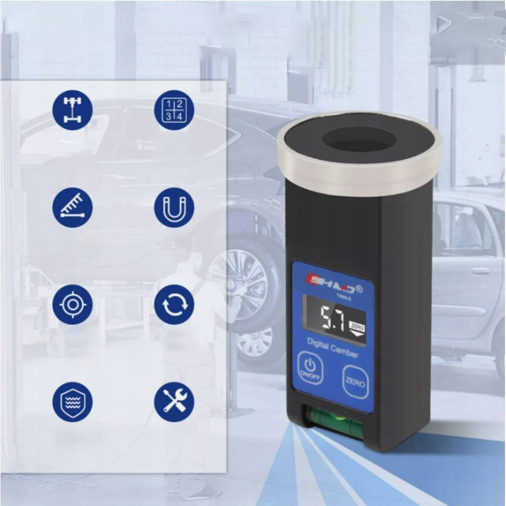 Car Wheel Camber Caster Convergence Alignment Gauge with Digital Tilt Meter Packaging status original