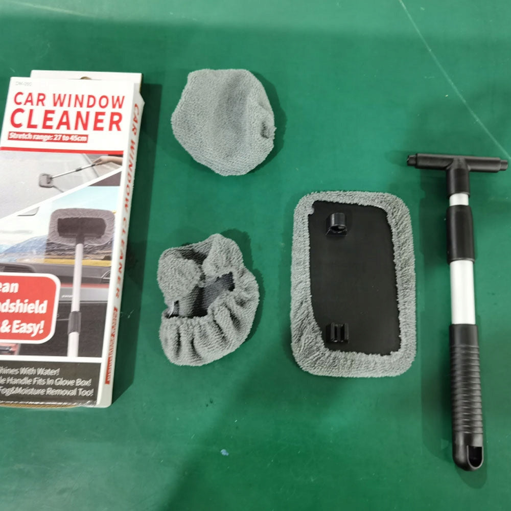 Car Window Cleaner+3 Overlays with Telescopic Handle and Microfiber Manufacturer no brand