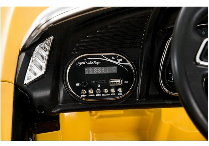 Car battery Audi R8 Spyder Yellow Color yellow