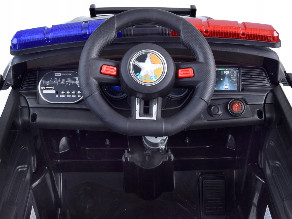 Car battery-operated police car pilot PA0218 Maximum load 25 kg