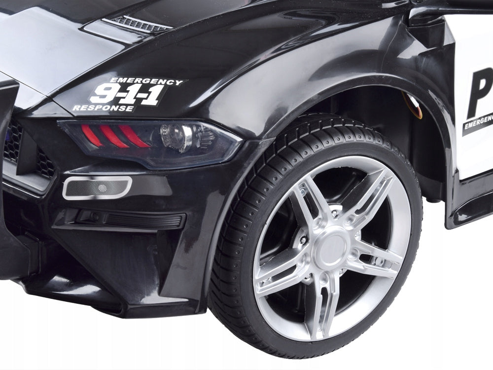 Car battery-operated police car pilot PA0218 Vehicle width 45 cm