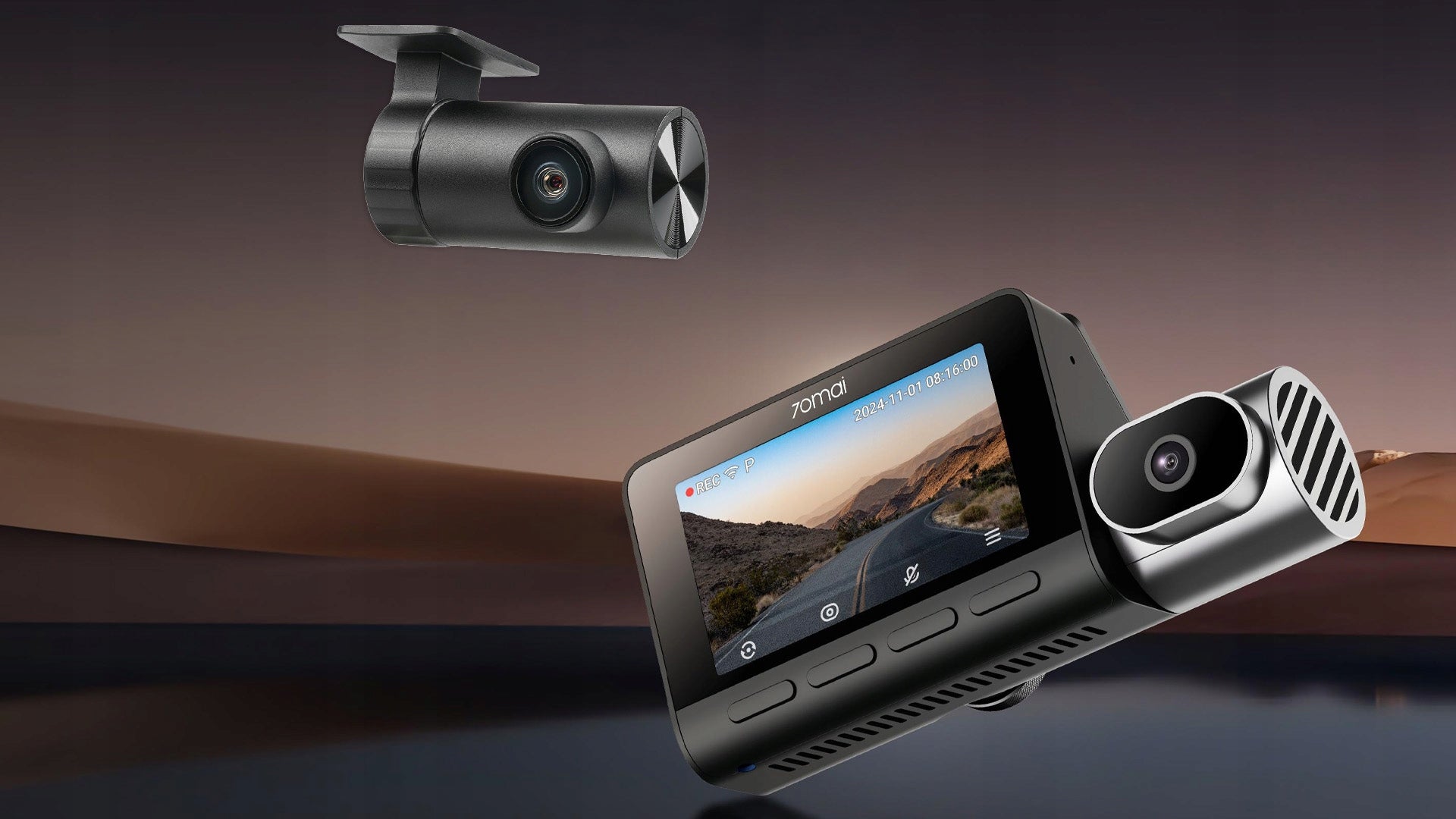 Car camera 70mai 4K HDR SET T800 front and interior + rear RC24 + 512GB Manufacturer code SET T800 + RC24 + Lexar 512G