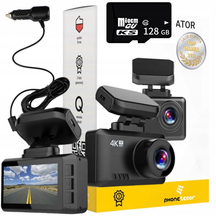 Car camera | Video recorder | SONY IMX335 | 4K | Menu PL