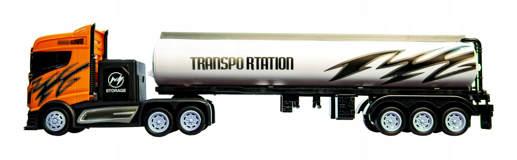 Car, car, truck remote controlled orange TIR