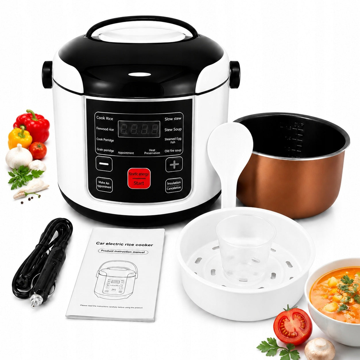 Car cooker 24V 2L multicooker COOKER4TRUCK + FREEBIE