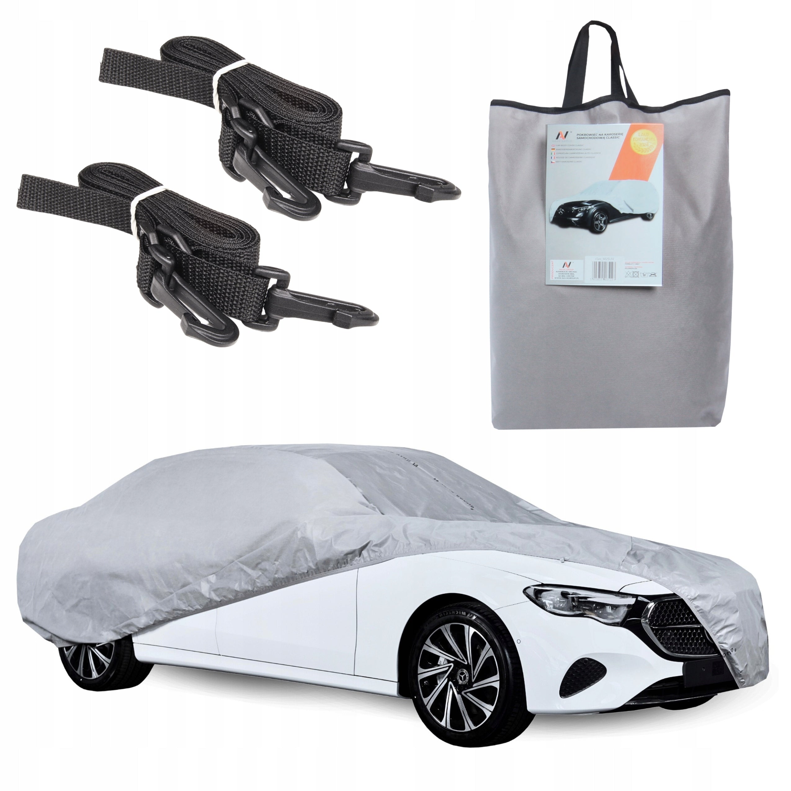 Car cover Sedan 480cm 3 layers Practic protective tarpaulin
