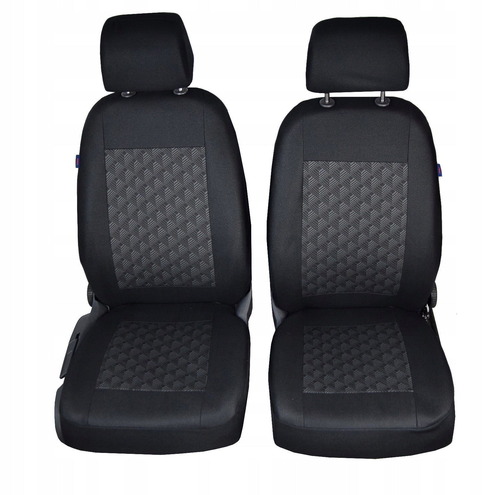 Car covers - grey pyramid - TOYOTA YARIS - OctoTextil For front seats