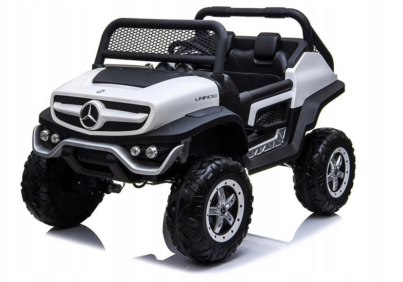 Car for Battery Mercedes Unimog White Brand LEAN Toys