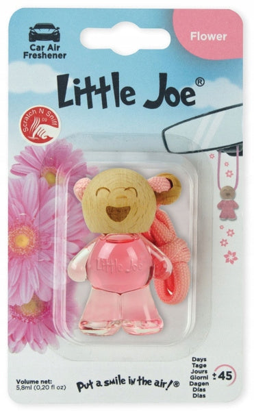 Car fragrance pendant oil Little Joe Flower bottle - Pink