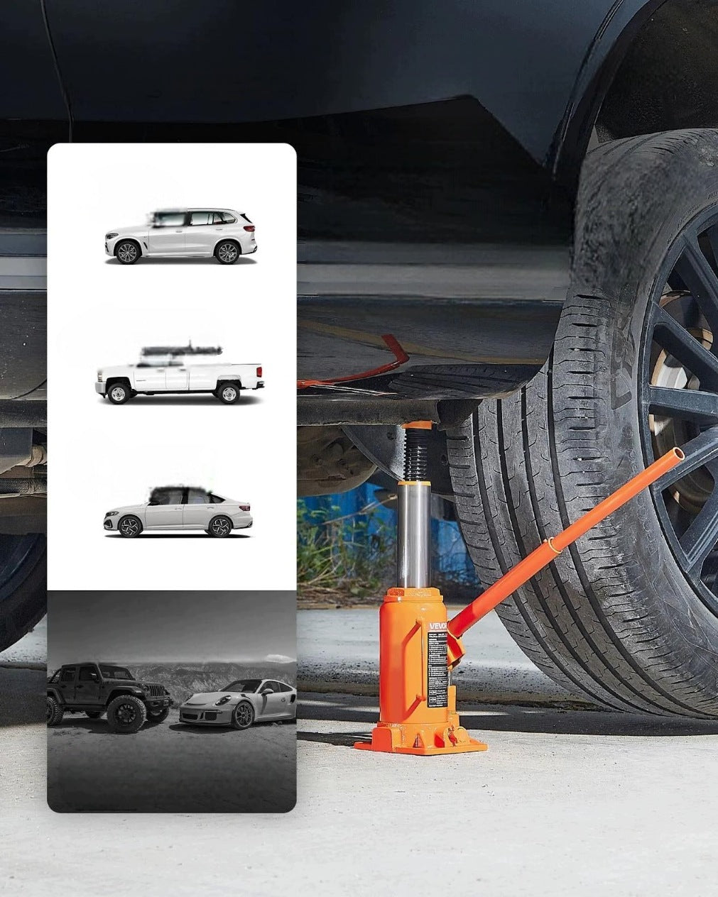 Car hydraulic lift 12 t strong premium 205 - 400 mm steel Manufacturer code 5907021477901