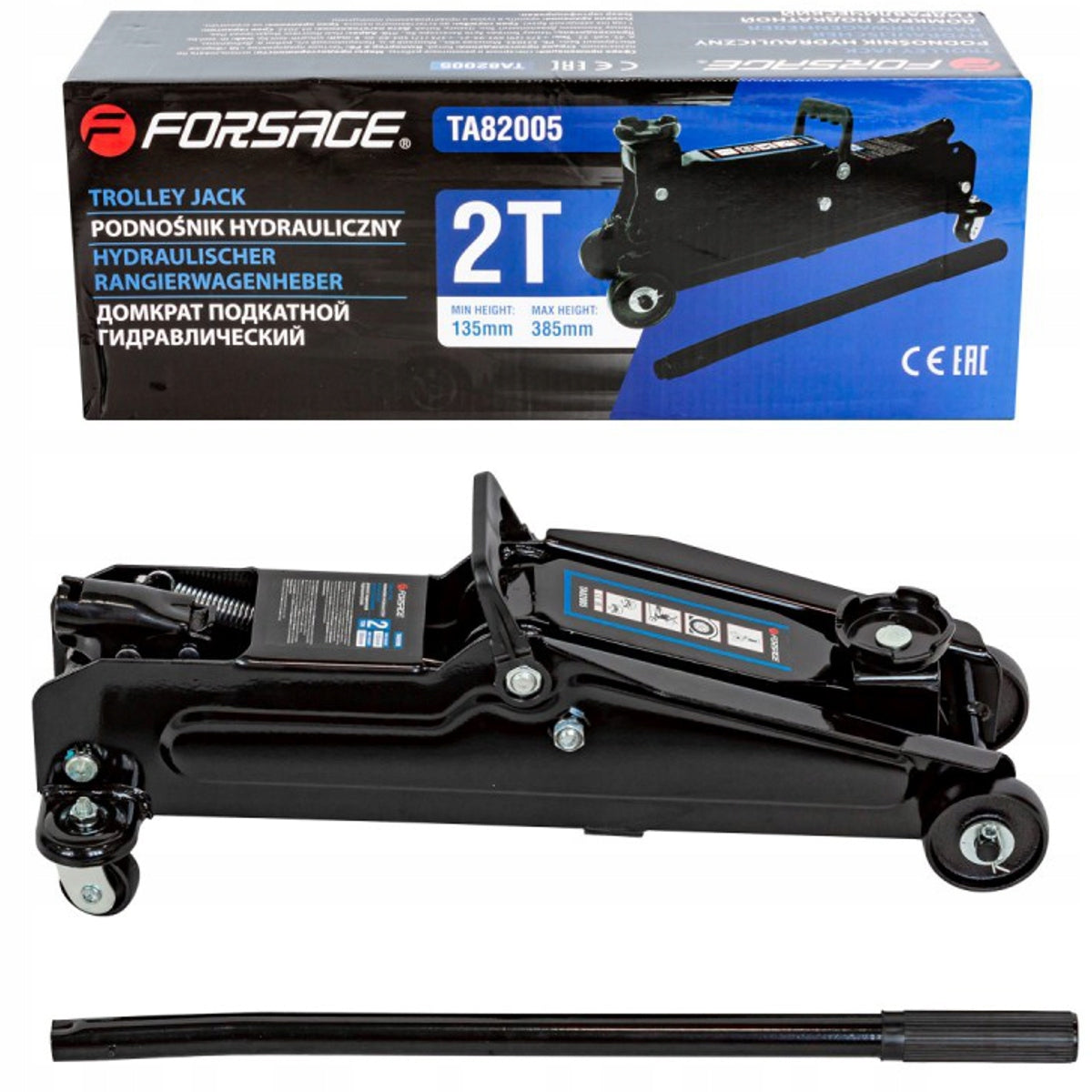Car jack hydraulic frog 2t