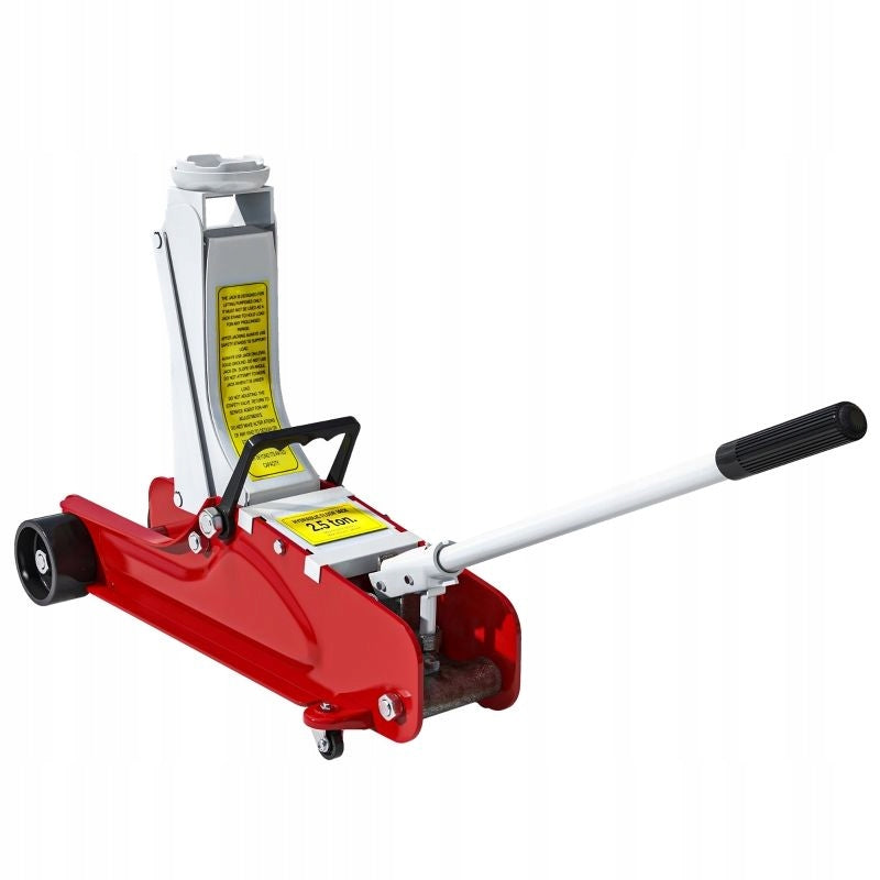 Car lift 25 tons steel roller red