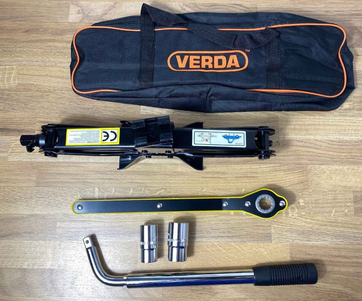 Car lift LEWAREK + telescopic wrench SET for wheels Manufacturer code 9148222