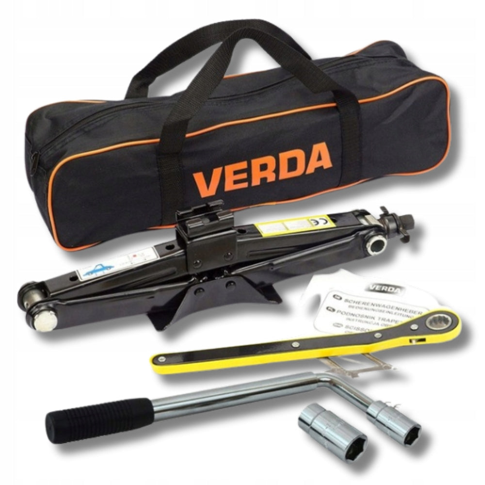 Car lift LEWAREK + telescopic wrench SET for wheels