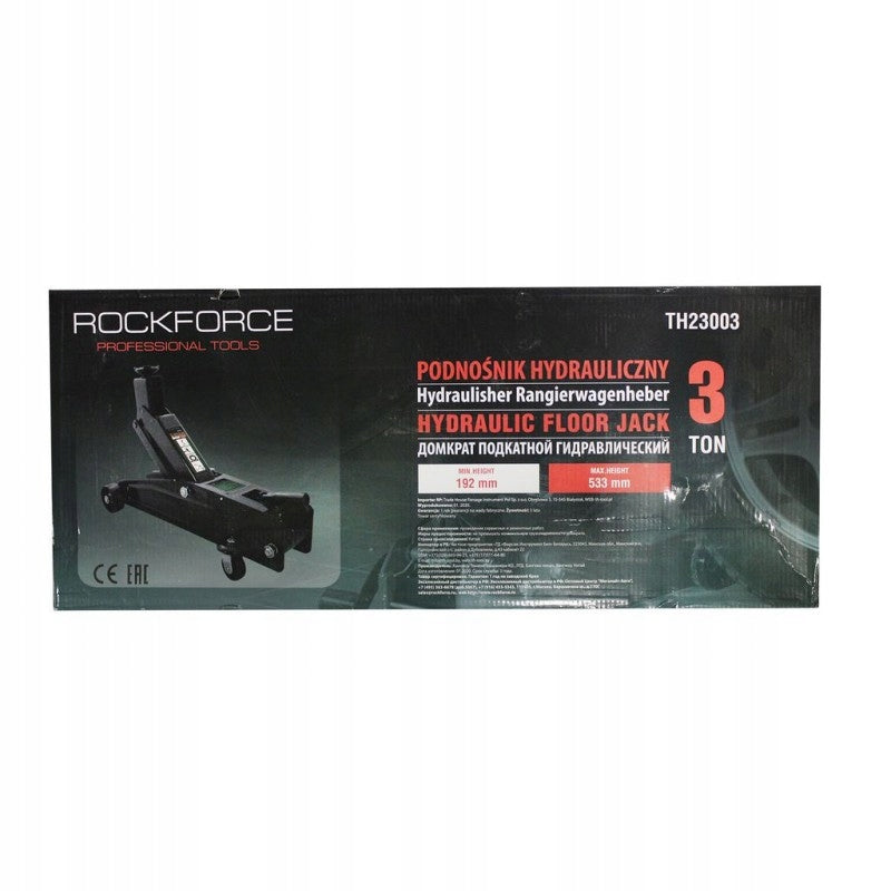 Car lift hydraulic frog jack 3t Product weight with unit packaging 20.7 kg