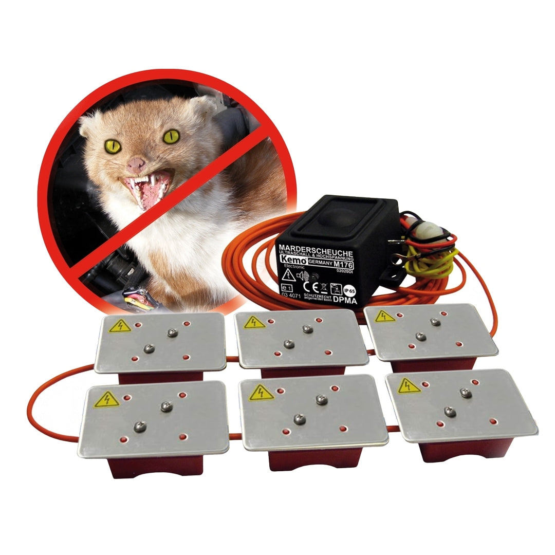 Car marten deterrent MEGA POWER Kemo M176 2in1 ultrasound + voltage