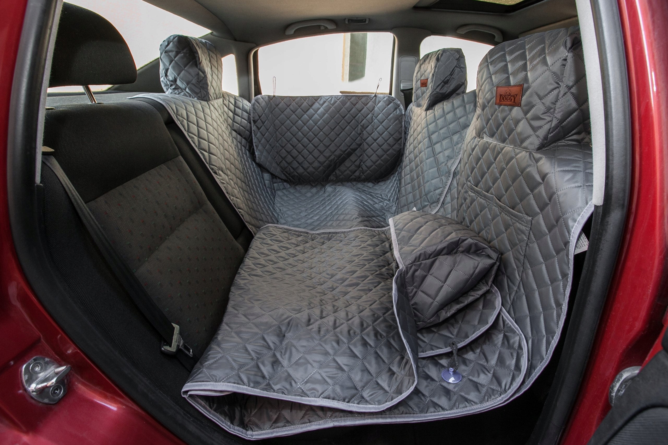 Car mat cover for dog seat back and front 160 cm Fullset Main material fabric