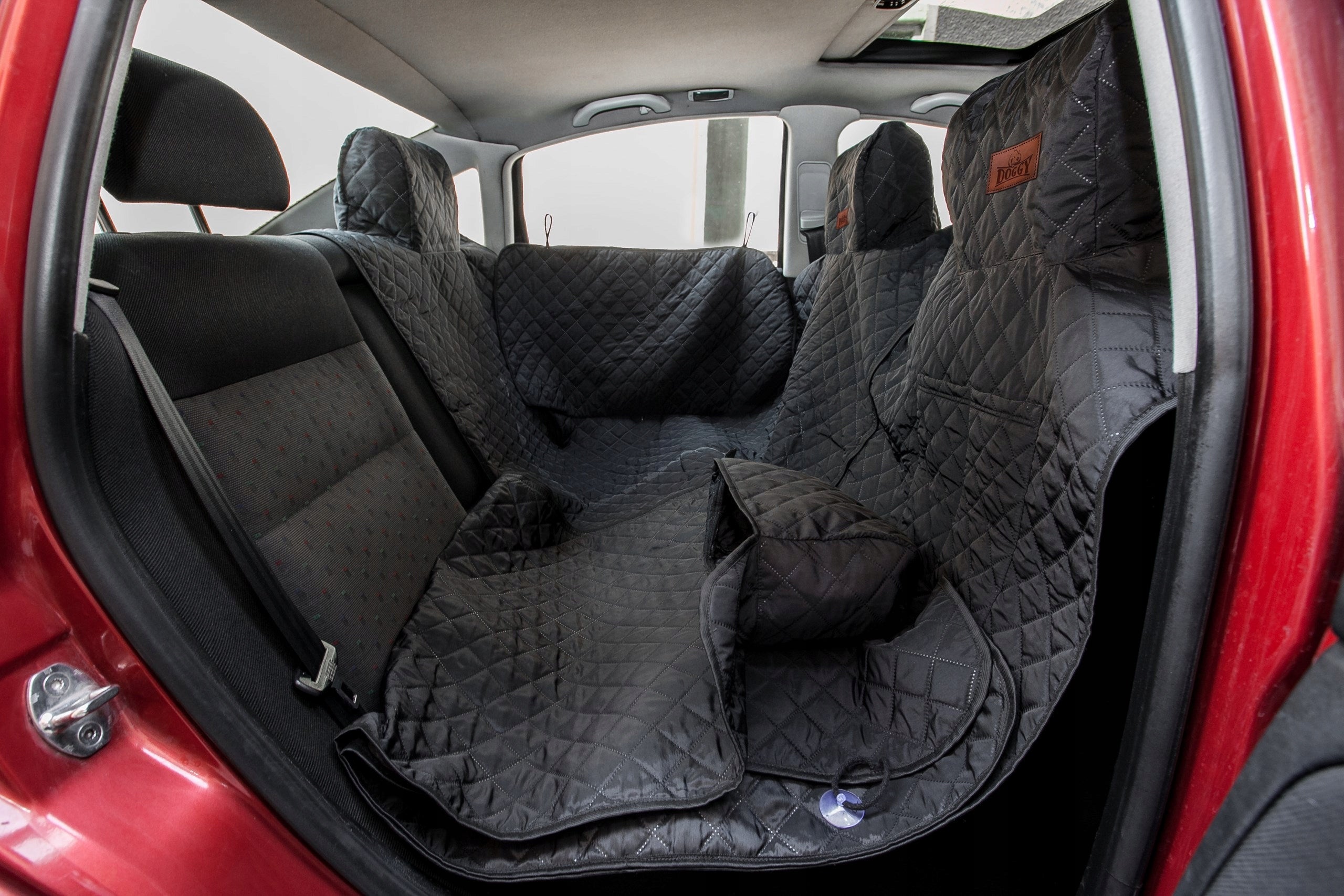 Car mat cover for dog seat back and front 220 cm Fullset Main material fabric
