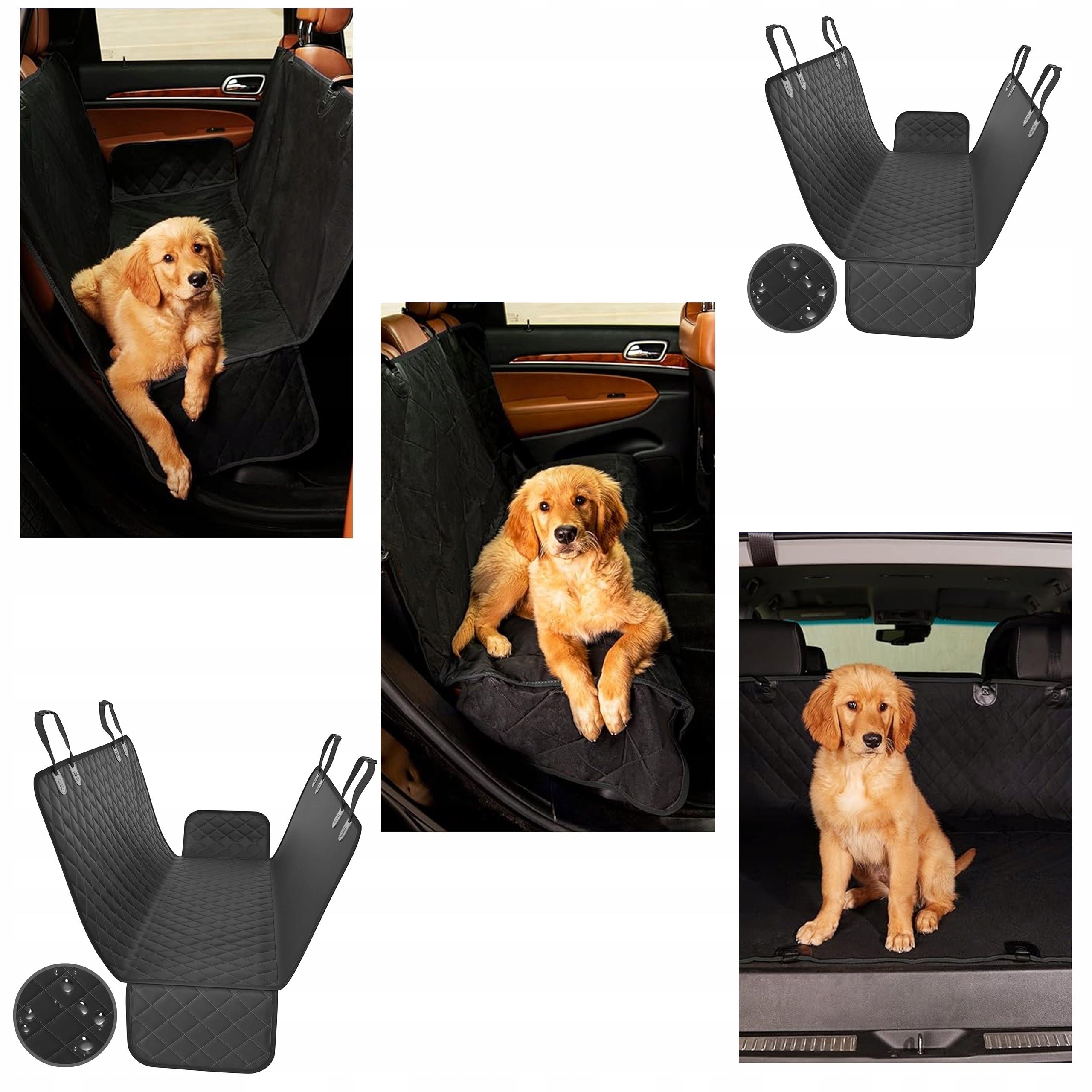 Car mat plastic universal black 147 cm x 137 cm Brand no brand