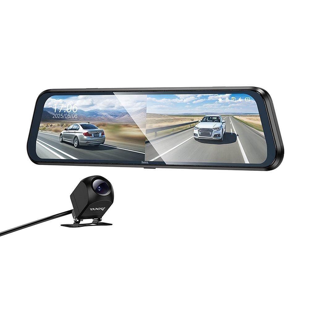 Car mirror camera with display 9,66" 1080p/30fps + kam
