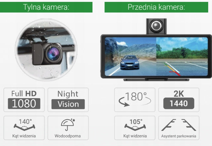 Car multimedia screen Navitel DS1020 DVR Carplay - two cameras Manufacturer code DS1020 DVR