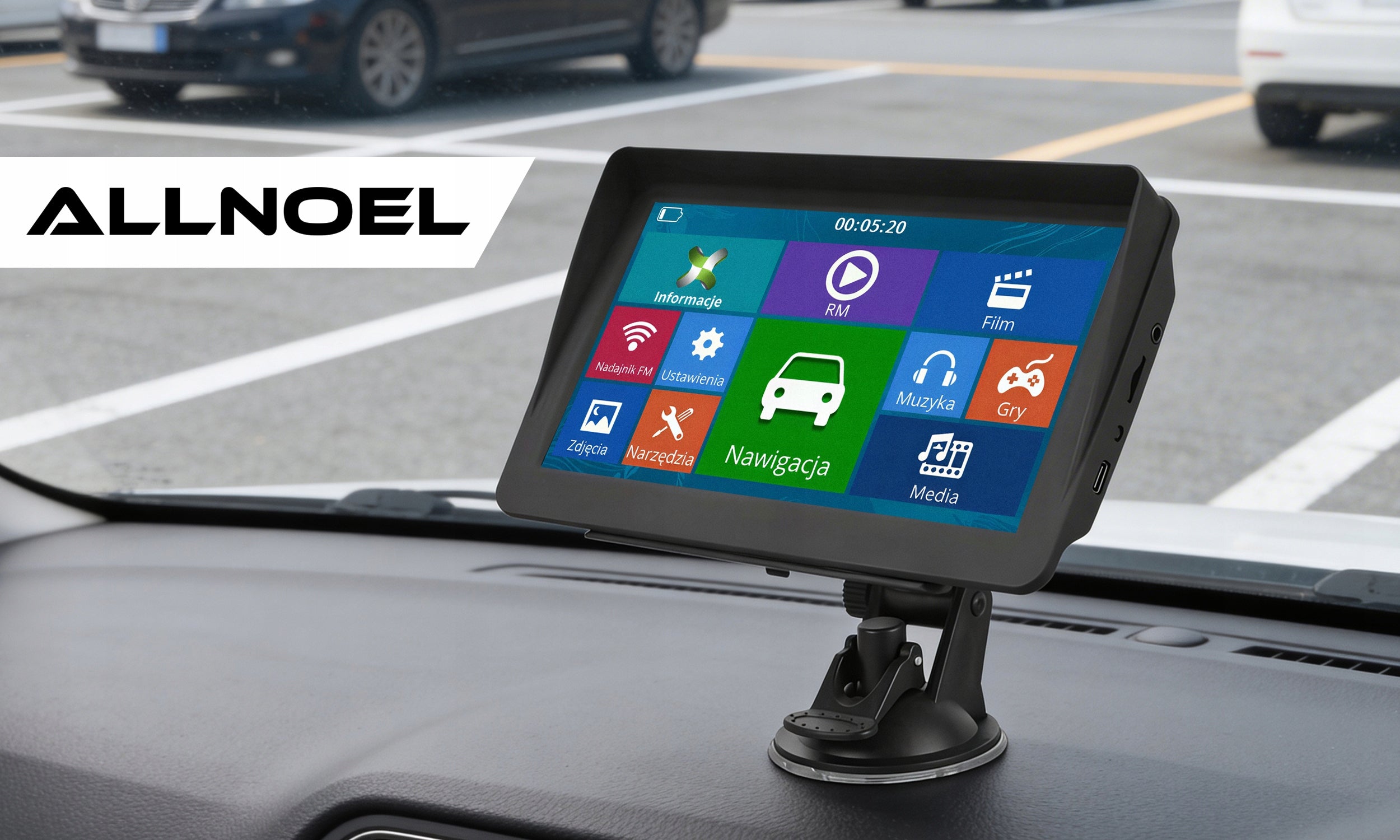 Car navigation for trucks GPS 7" UPLOADED MAPS BUS Bus Europe Manufacturer code Nawigacja GPS dla CIĘŻARÓWEK BUS TIR OSOBOWY