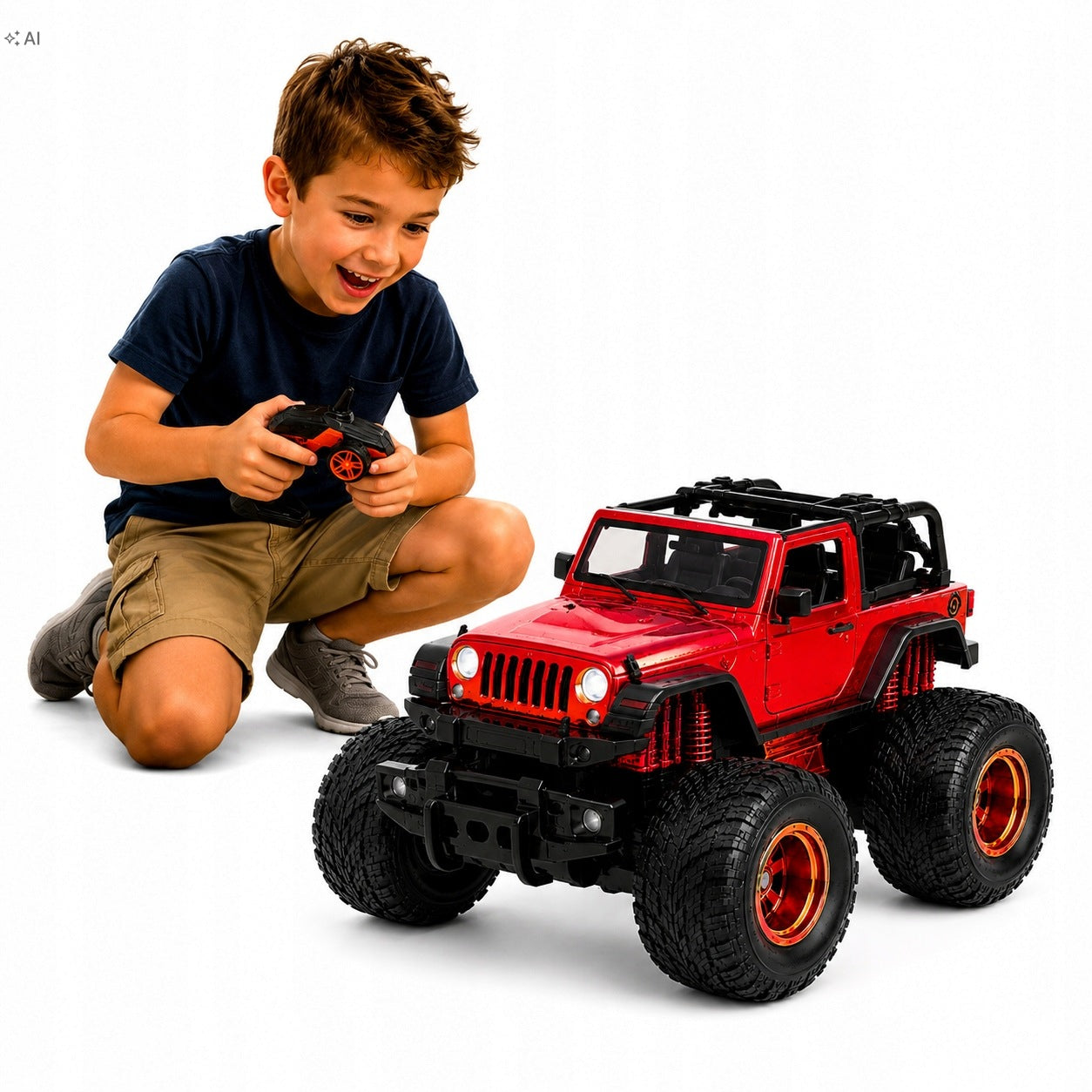 Car remote controlled car RC off-road remote control waterproof battery 8+