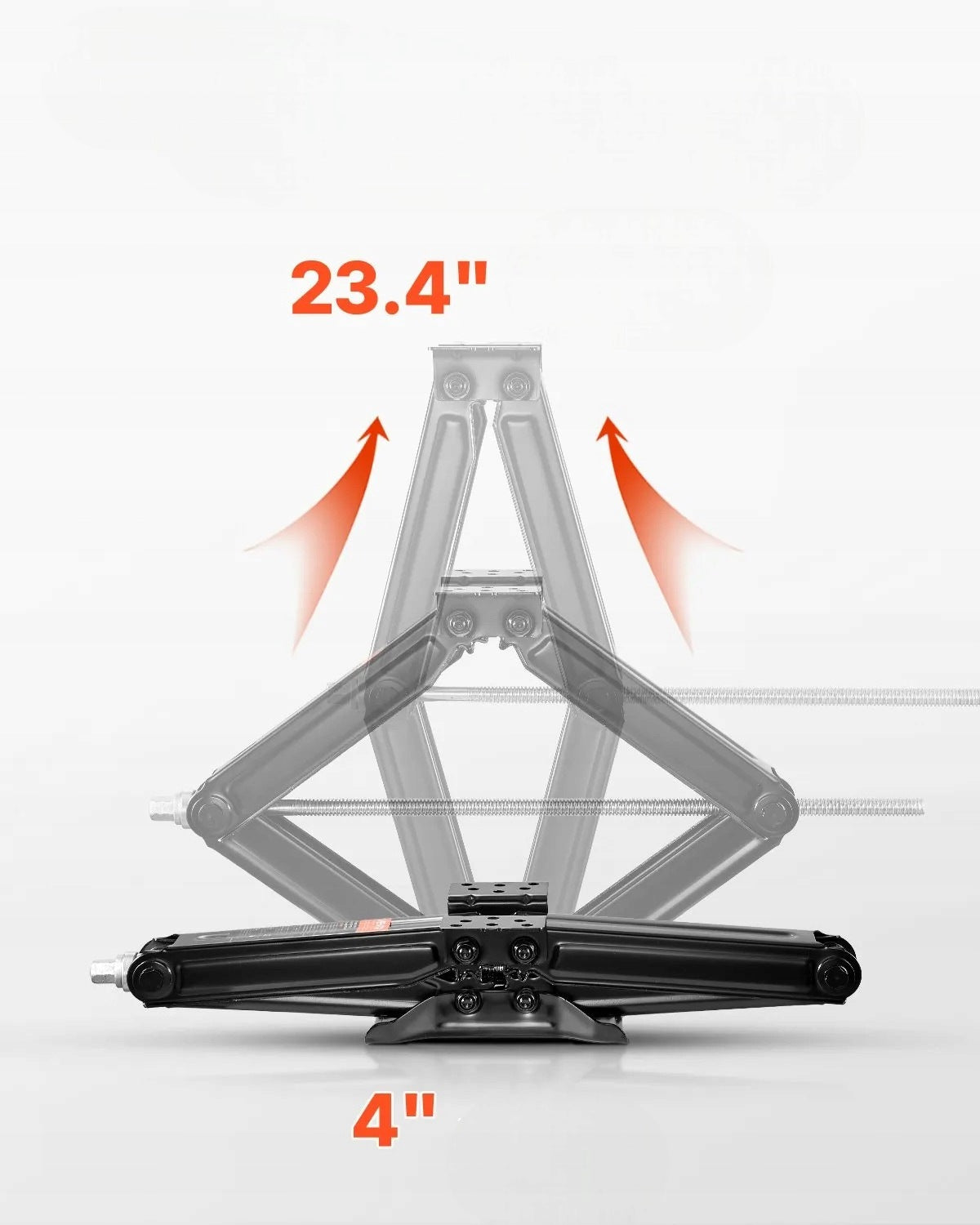 Car scissor lift RV crank black premium 4082 kg 2 pcs set Brand no brand