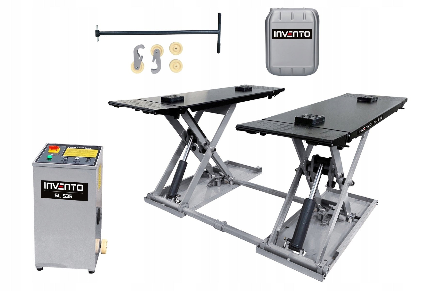 Car scissor lift for wide vehicles INVENTO SL S35 3,5T Brand Invento