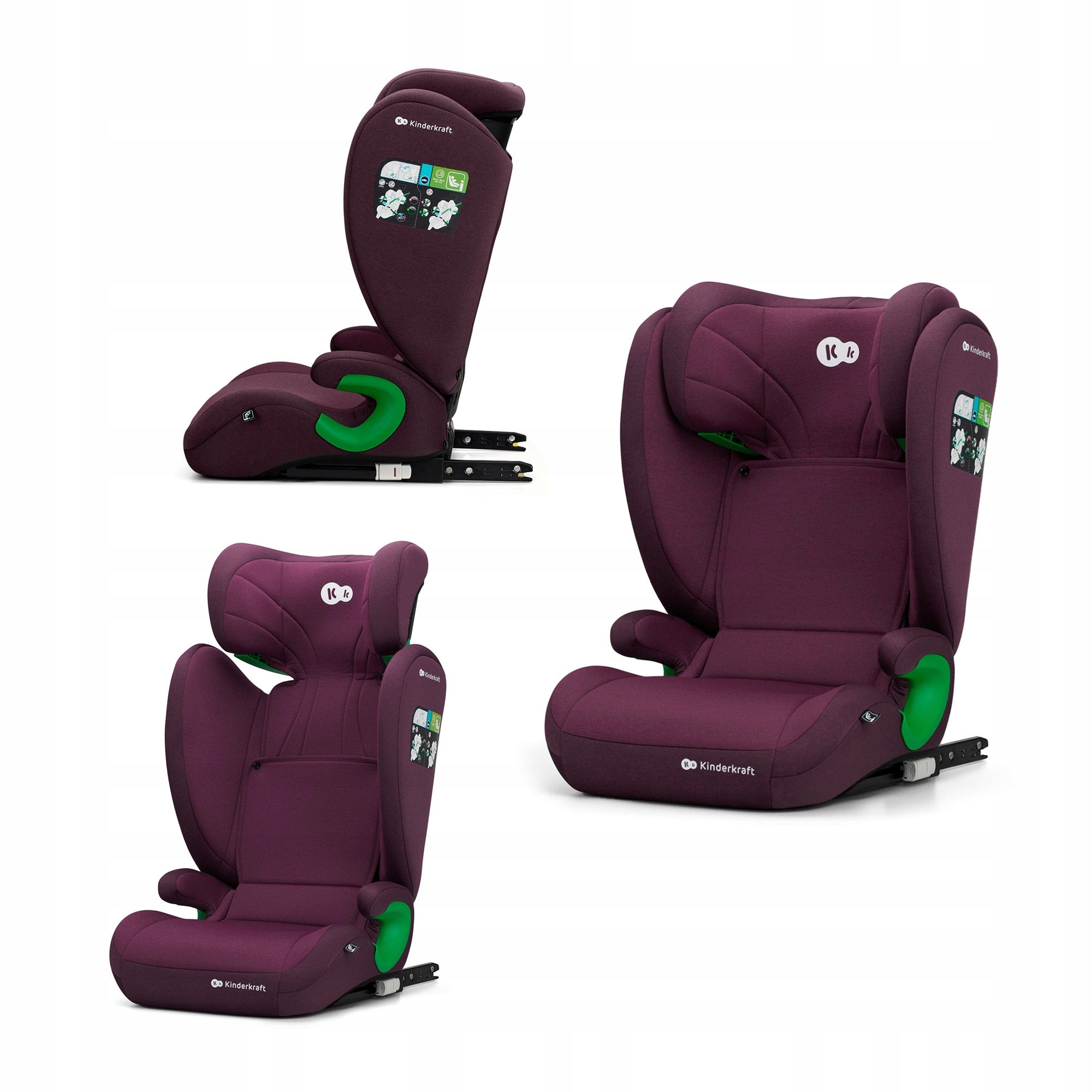 Car seat 100-150cm 15-36kg i-Size ISOFIX Kinderkraft JUNIOR FIX