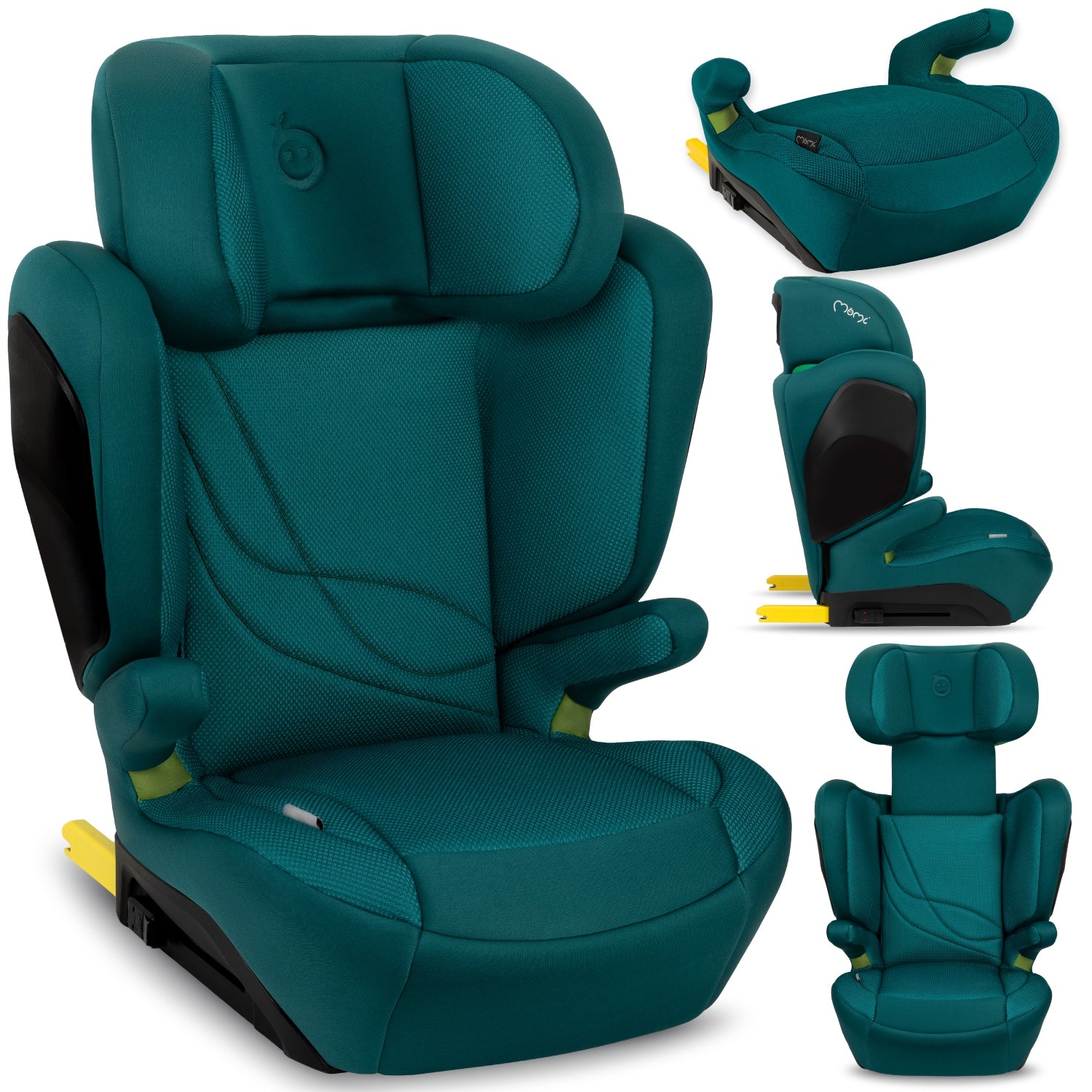 Car seat 15-36 kg (100-150 cm) MoMi MEI green - i-Size ISOFIX