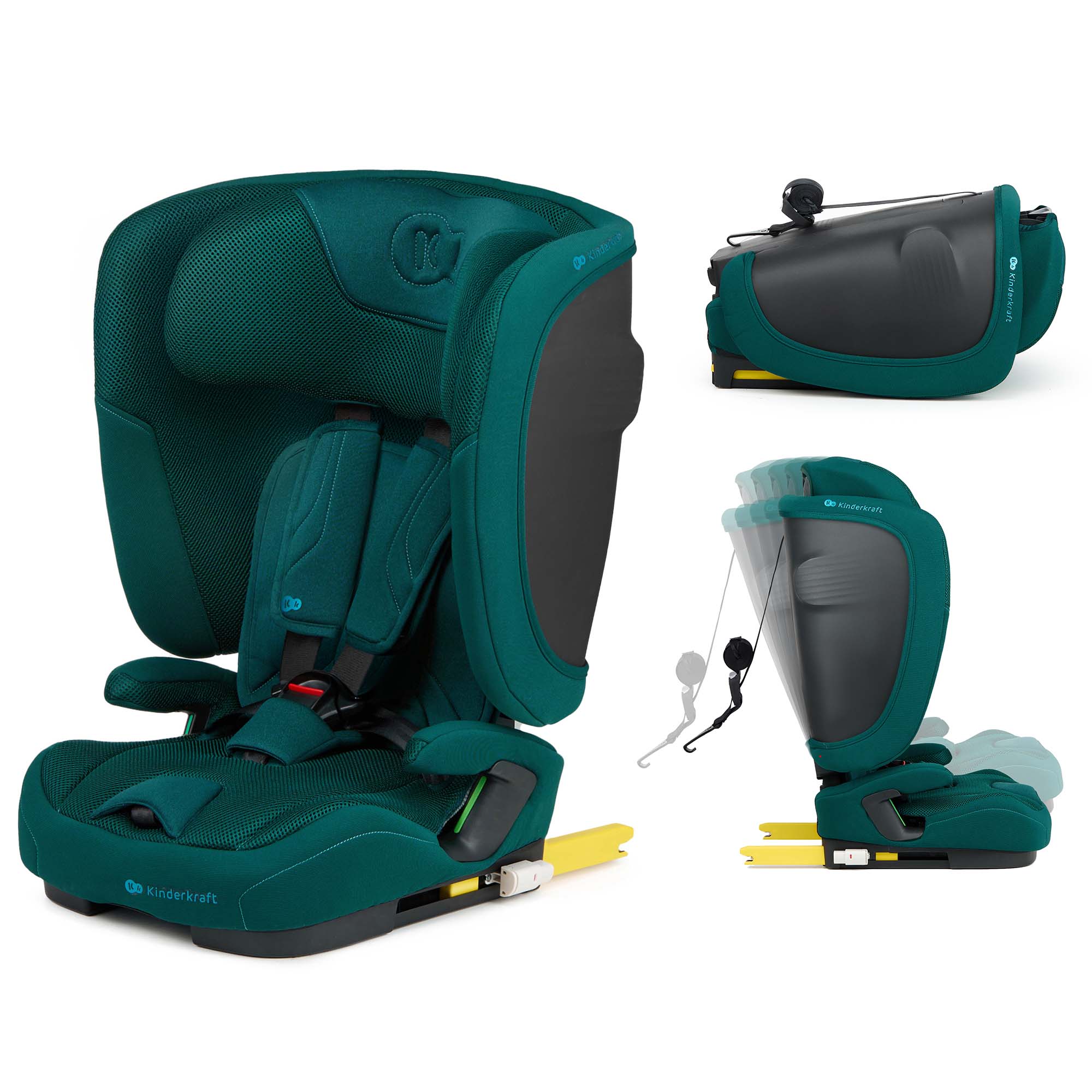 Car seat 76-150cm 9-36kg i-Size ISOFIX Kinderkraft FIX2GO