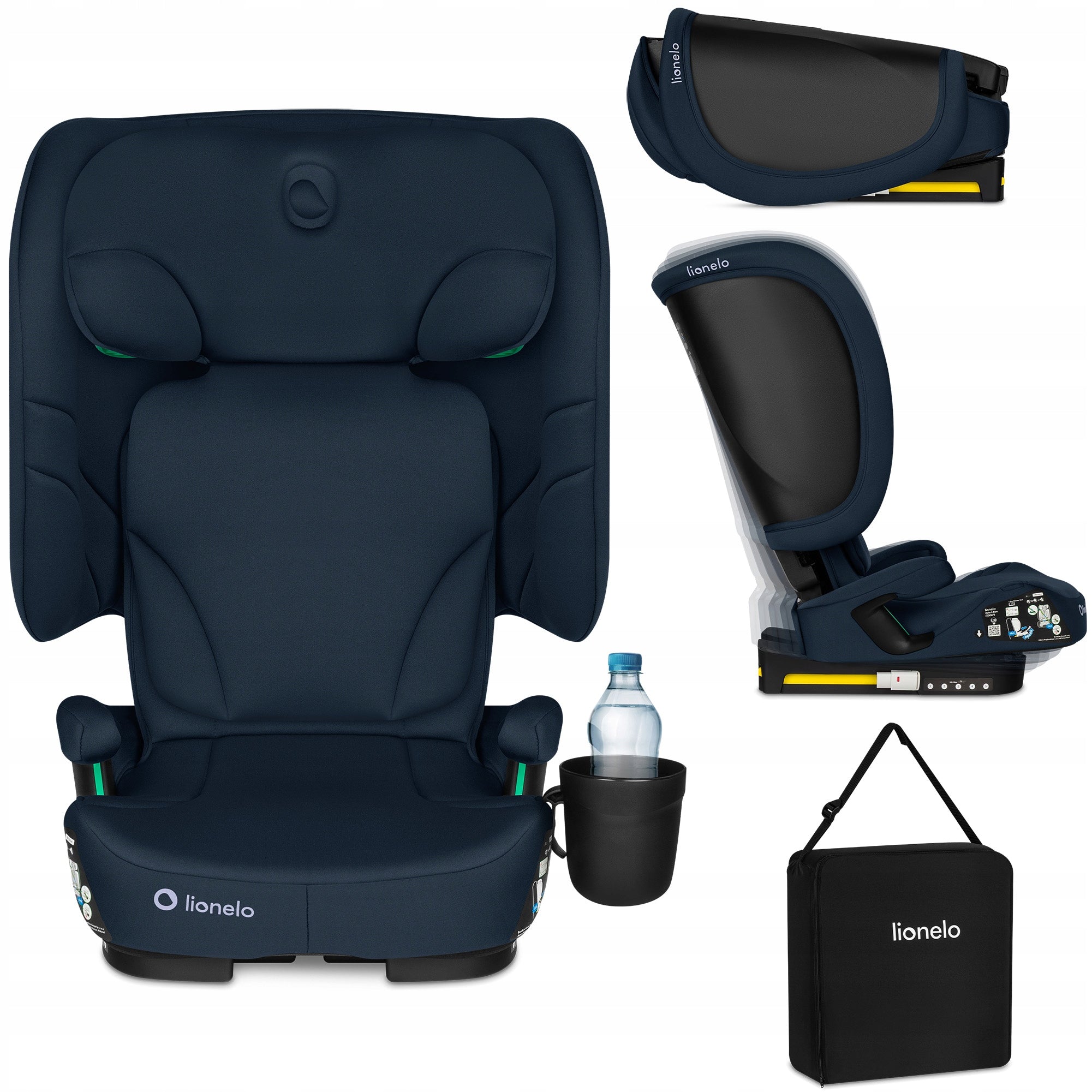 Car seat FOLDING 100-150cm ISOFIX 15-36kg WIDE Lionelo Orin Packaging status original